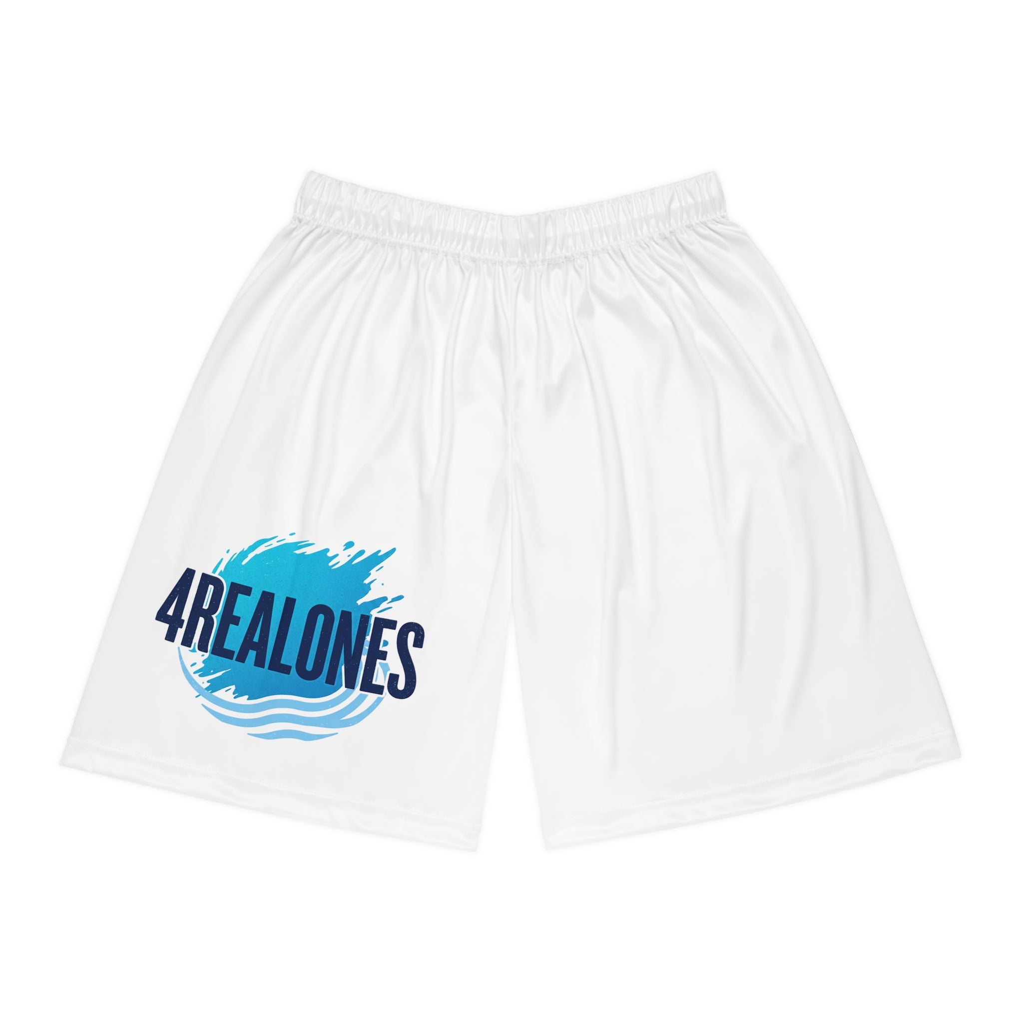 Basketball Shorts — 4RealOneS Logo Athletic Mesh Shorts